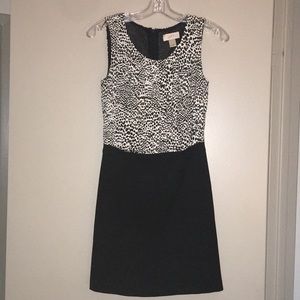 Black and white LOFT dress